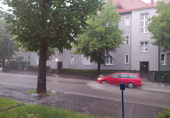 Gorzów: ​Burza wyglądała groźnie, skutki na szczęście takie nie były