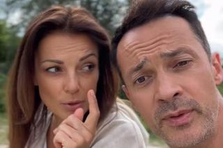 Barwy szczęścia nowy sezon na planie. Kasia (Katarzyna Glinka), Mariusz (Rafał Cieszyński)