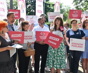 Kotuń, Siedlce i Sokołów Podlaski - wizyta polityków partii Razem i Nowej Lewicy