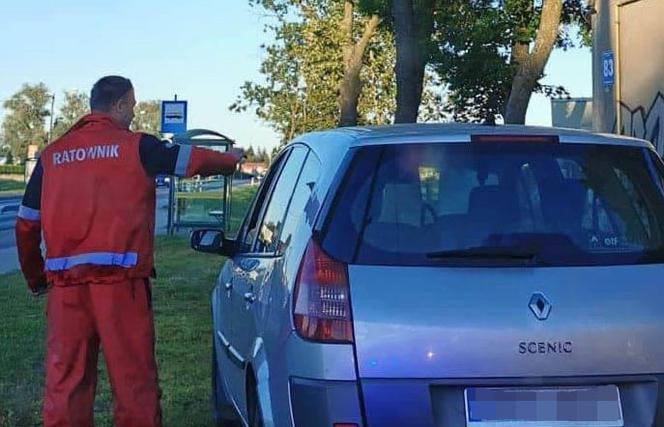 Ratownik wodny zatrzymał na drodze pijanego Ukraińca