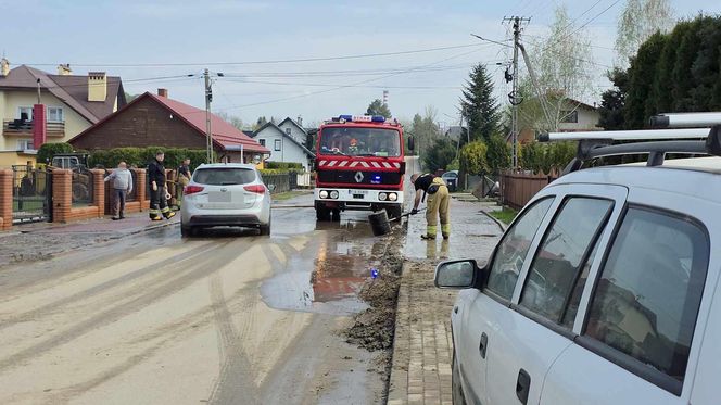 Pawłosiów po powodzi.