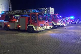 Pożar centrum dystrybucyjnego Żabki