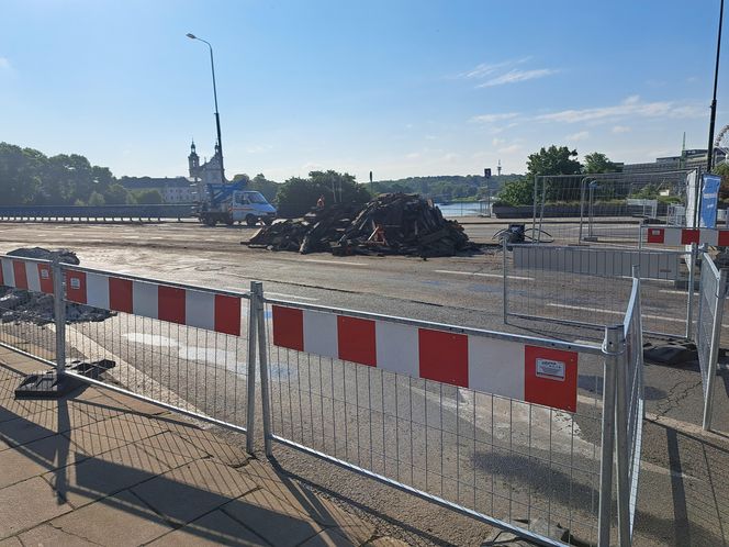 Remont mostu Grunwaldzkiego w Krakowie