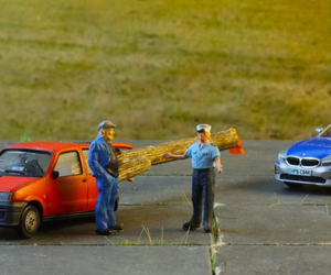 Słynne „Czołgczento” z Mikołowa doczekało się miniaturowej wersji. To model w skali 1:87 
