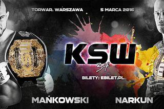 Ostatnia pula biletów na trybuny KSW 34 w Warszawie