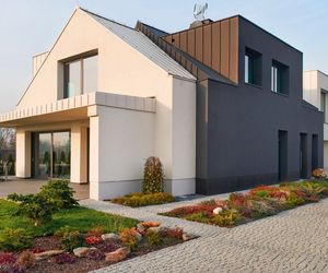 Dom z dwóch brył