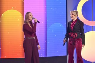 Magdalena Narożna z córką