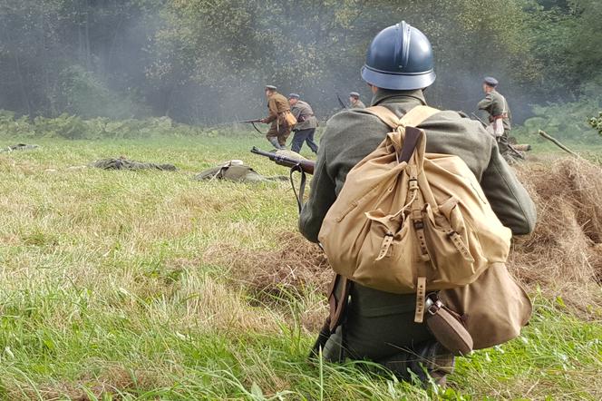 Inscenizacja Bitwy Warszawskiej w Gilowicach