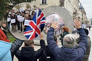 Lublin połączył się z Wielką Brytanią! Portal na Placu Litewskim pokazuje teraz Ipswich