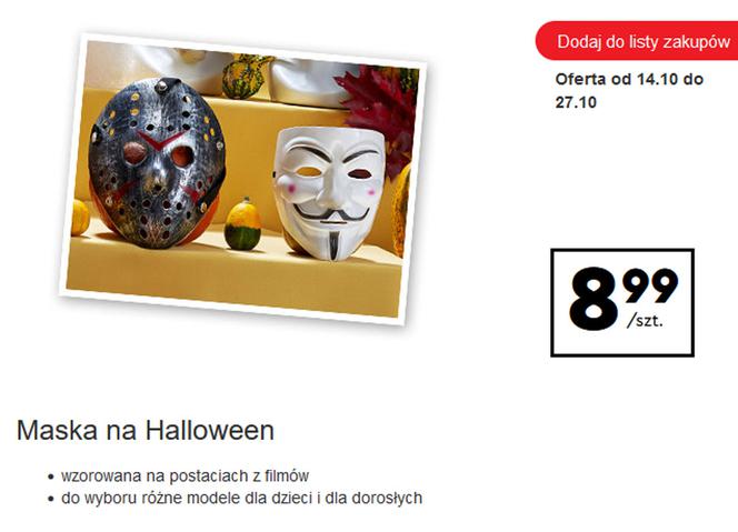 Halloween w Biedronce