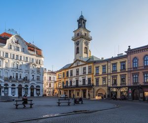 Cieszyński rynek i budynek Ratusza