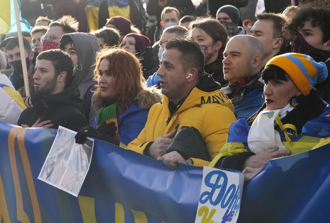 Demonstracje w Kijowie przeciw wojnie 