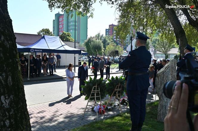 Racibórz: Odsłonięto obelisk poświęcony tragicznie zmarłemu asp. Michałowi Kędzierskiemu