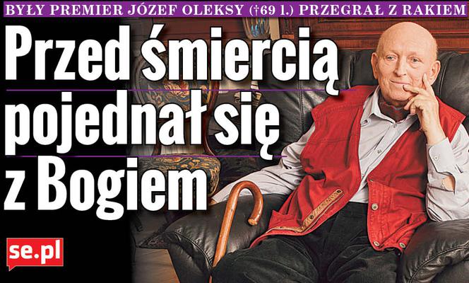 Przed śmiercią pojednał się z Bogiem