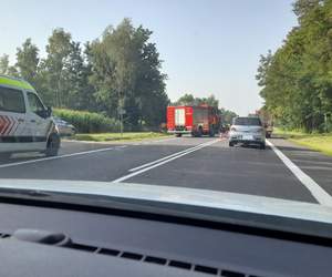 Wypadek na trasie Krasnystaw - Zamość. Jedna osoba jest ranna. Zobacz