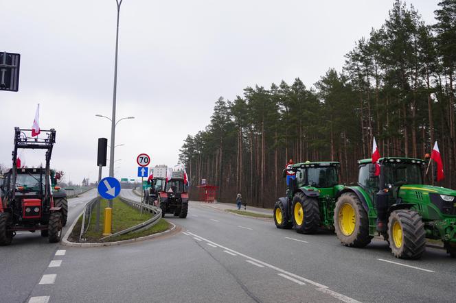 Protest rolników wokół Białegostoku - 20 marca 2024