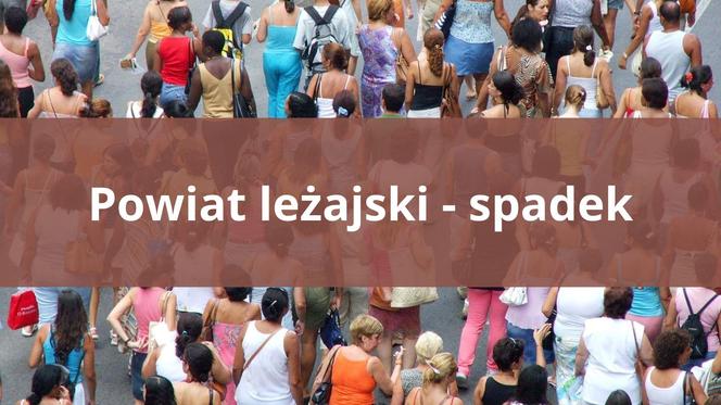 Powiat leżajski - spadek