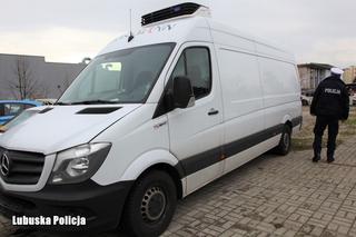 Mercedes-Benz Sprinter typu chłodnia pochodzący z kradzieży