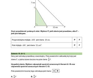 Egzamin ósmoklasisty matematyka 2024