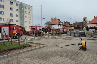 Lubuskie: Pożar pawilonu handlowego w Zbąszynku