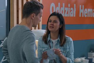 M jak miłość, odc. 1685. Jakub Karski (Krzysztof Kwiatkowski), Kasia (Paulina Lasota) 