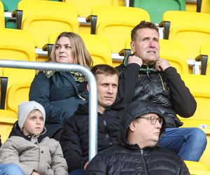 Kibice na meczu GKS Katowice - Lech Poznań