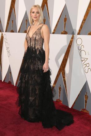 Oscary 2016: zdjęcia; Jennifer Lawrence