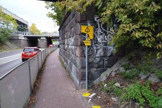 Pod wiaduktem garwolińskim w Siedlcach pojawią się nowe tablice