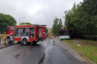Autobus wjechał w ludzi stojących na przystanku