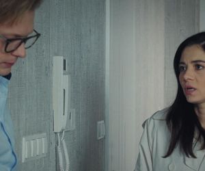 M jak miłość odc. 1879. Iza (Adriana Kalska), Radek (Philippe Tłokiński)