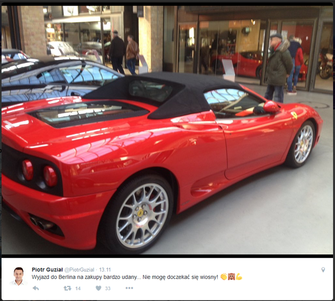 Ferrari Piotra Guziała