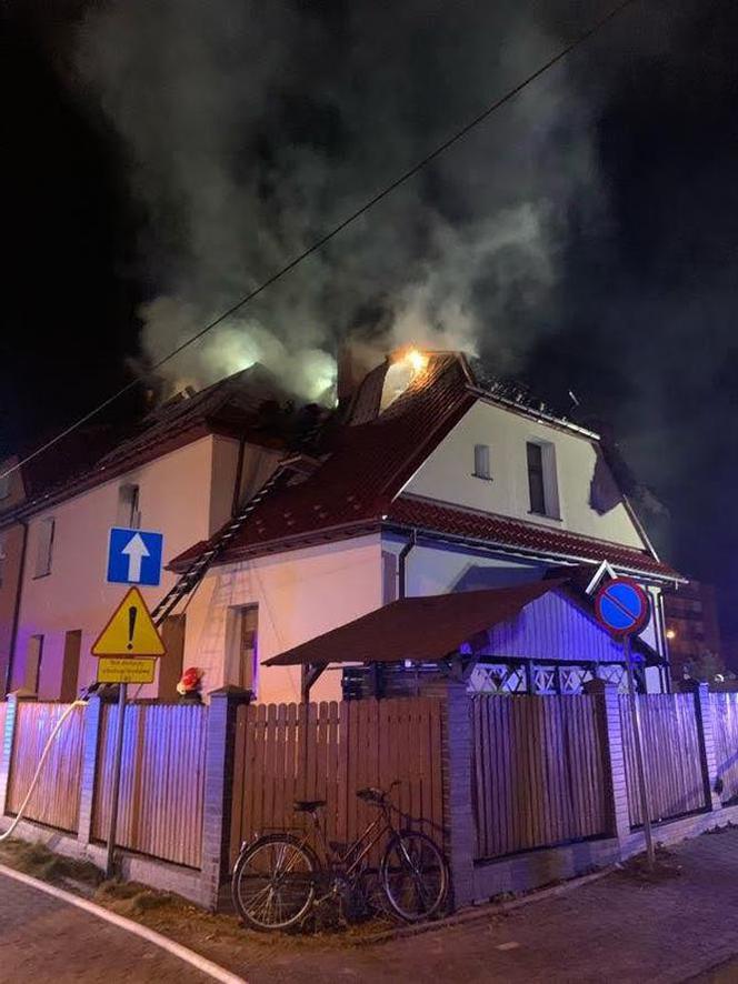 Pożar budynku wielorodzinnego przy ul. Sportowej w Tarnowie