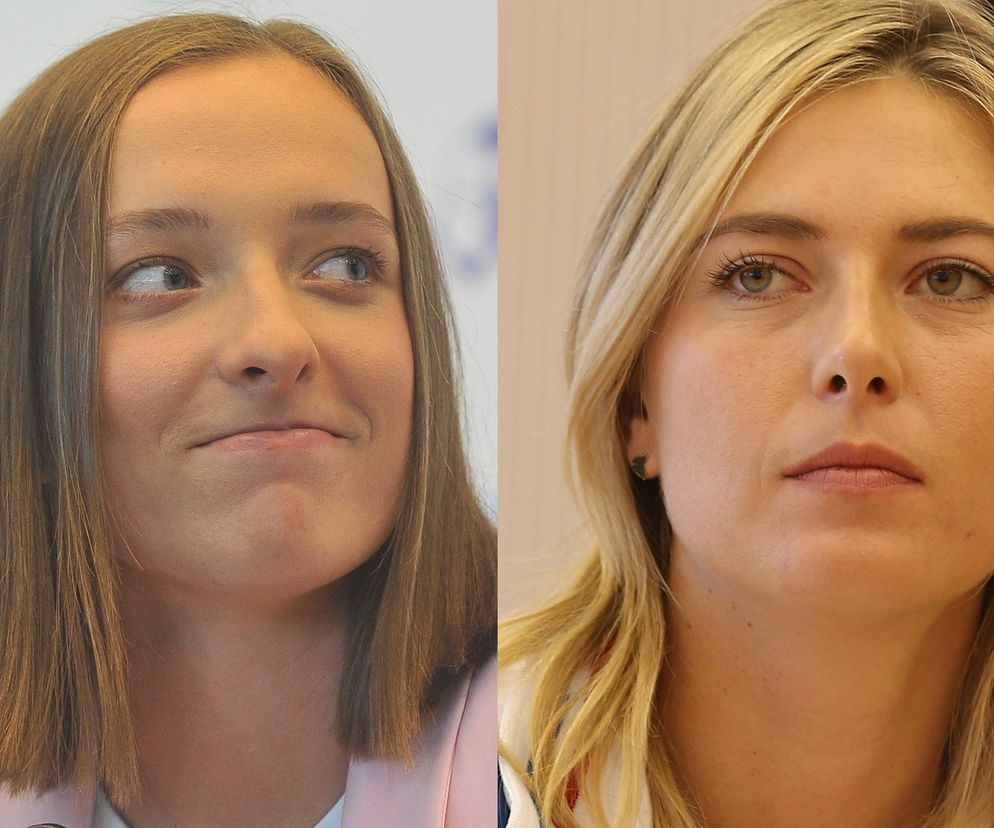 Iga Świątek, Maria Szarapowa