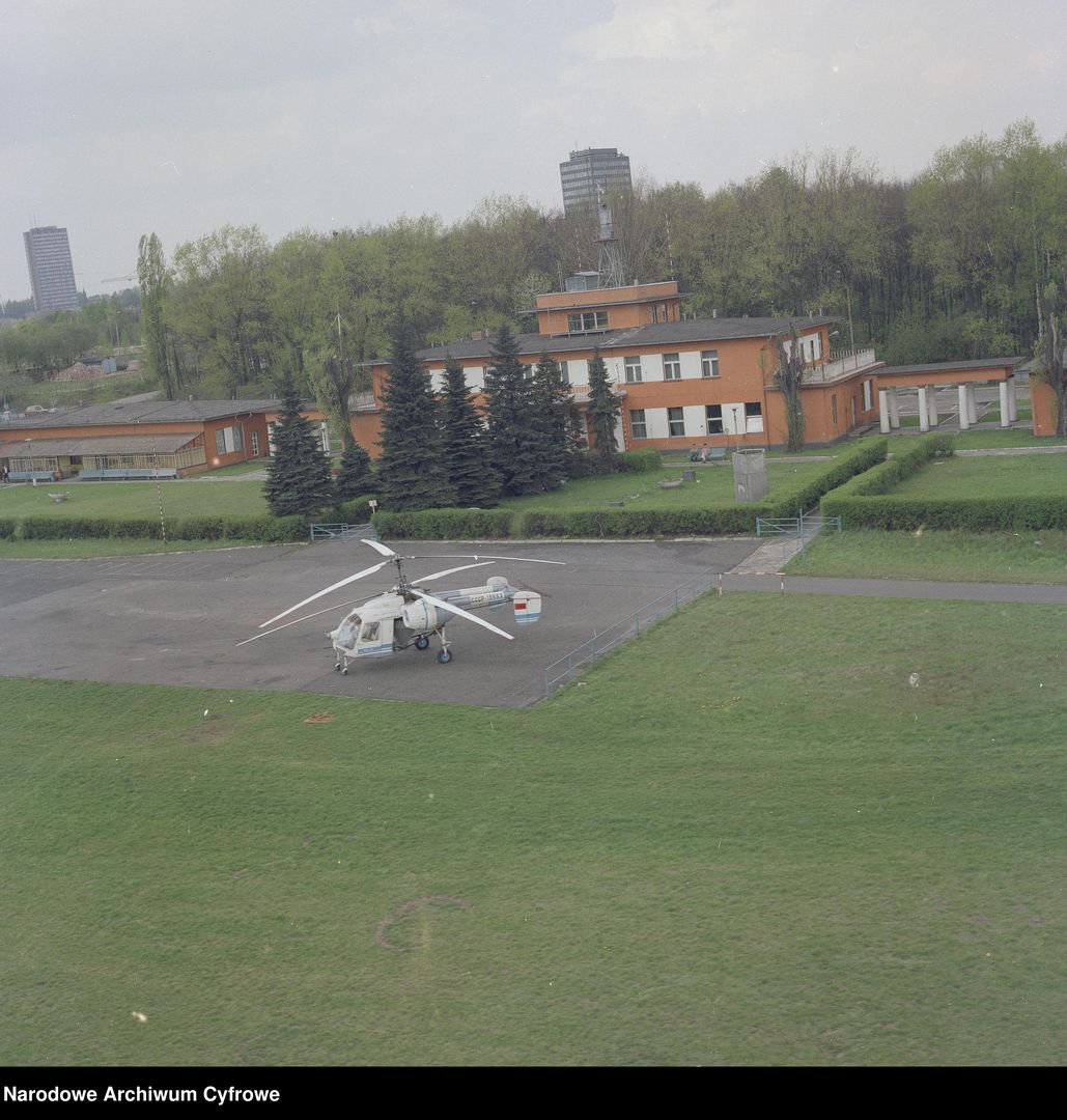Budynek projektu Tadeusza Michejdy - lotnisko Muchowiec