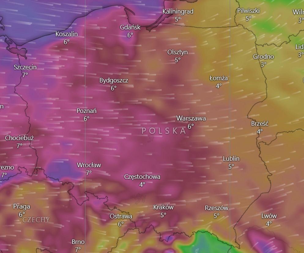 Wichury szaleją nad Polską. Starażacy mają ręce pełne roboty. Otrzymali już kilkaset zgłoszeń