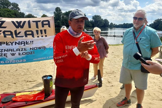 Przepłynął z Bałtyku do Łodzi w 20 dni! Wyjątkowe osiągnięcie kajakarza