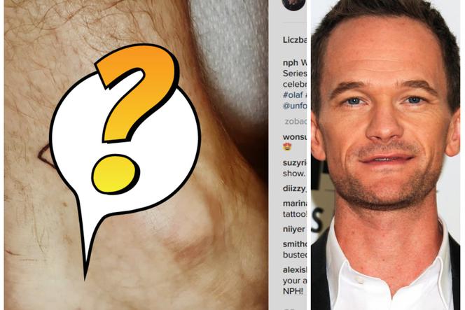 Neil Patrick Harris - pierwszy tatuaż