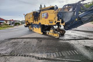 Trwa remont na Plażowej w Siedlcach