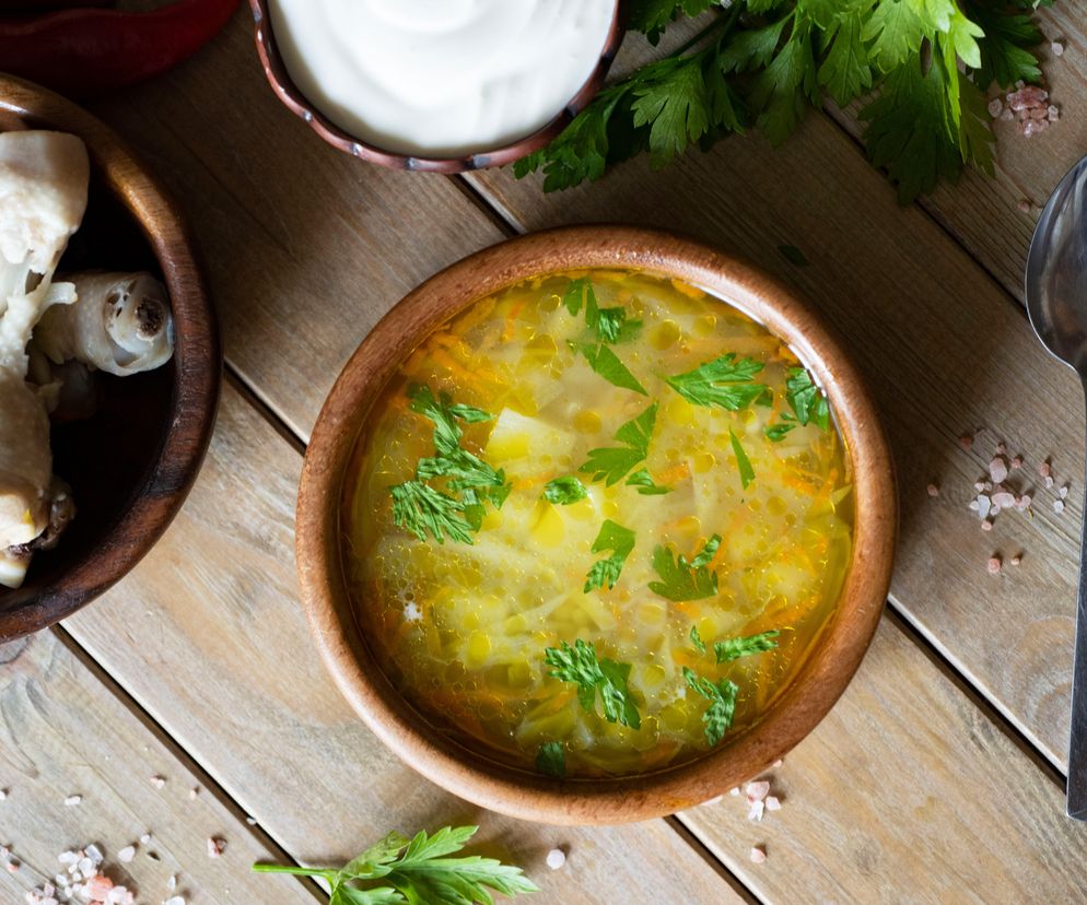 Rosół z kaszą jaglaną - zdrowy i sycący