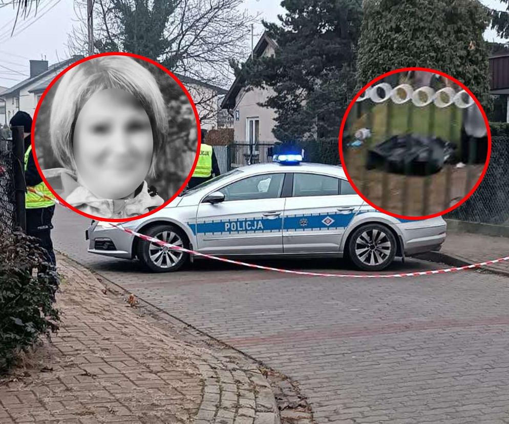 Sąsiedzi usłyszeli strzał, ciało kobiety leżało przy bramie. Nie żyje żona byłego policjanta