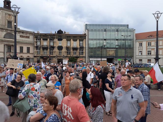 Lex TVN - Protest w Łodzi