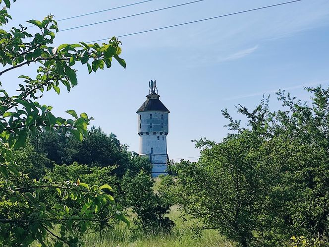 Prawie jak dom Muminków. Zabytkowa wieża na Mazurach zachwyca