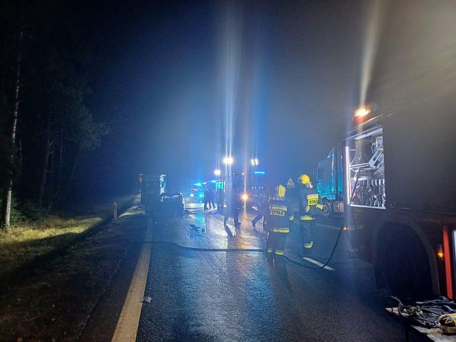 Wypadek śmiertelny na DK74 w Ćmińsku