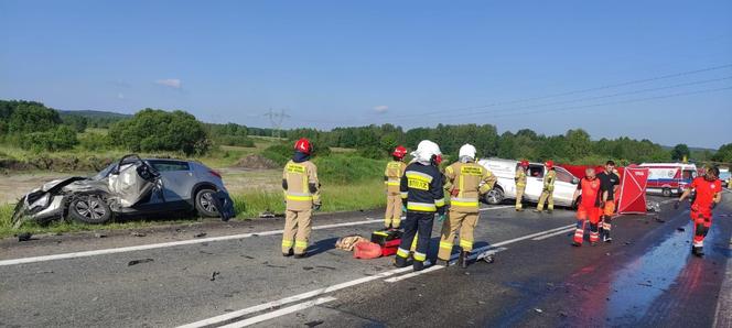 Wypadek śmiertelny na trasie numer 74 w miejscowości Przełom