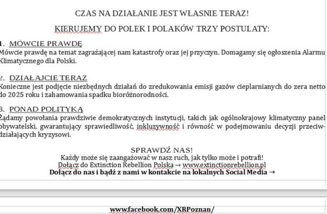PRZERAŻAJĄCA manifestacja w centrum miasta! Milczący protest przypomniał o masowym wymieraniu [ZDJĘCIA]