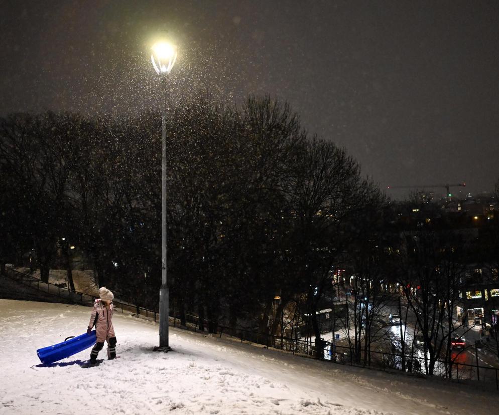 Śnieg w Oslo