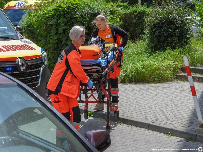 Tragiczny pożar w Tychach. Kobieta zginęła, jej syn jest poparzony