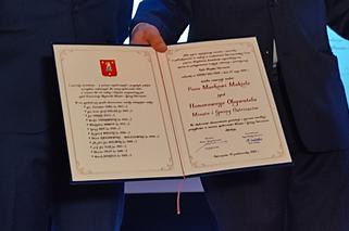 Marek Makieła - Honorowy Obywatel Ostrzeszowa