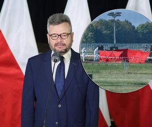 Pilna konferencja prokuratury po wypadku F-16 w Radomiu. Odnaleziono czarną skrzynkę