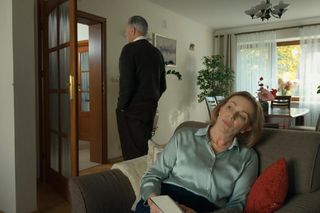 Barwy szczęścia, odcinek 3153. Henryk (Zbigniew Suszyński), Wanda (Maja Barełkowska)